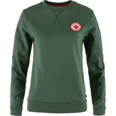 Fjällräven 1960 Logo Badge Sweater W - Deep Patina - Naiset - M - Partioaitta, kuva 1 / 1