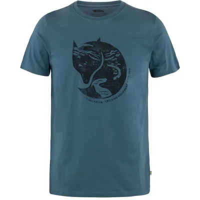 Fjällräven Arctic Fox T-shirt M - Indigo Blue - Miehet - S - Partioaitta, kuva 1 / 1