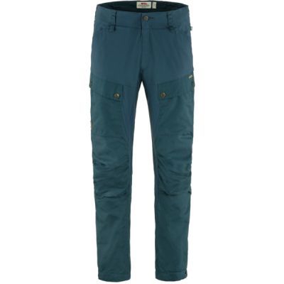 Fjällräven Keb Trousers M - Mountain Blue - Miehet - 48/S - Partioaitta