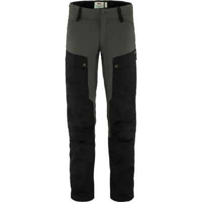 Fjällräven Keb Trousers M - Black-stone Grey - Miehet - 54/R - Partioaitta