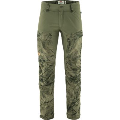 Fjällräven Keb Trousers M - Green Camo-laurel Green - Miehet - 54/S - Partioaitta