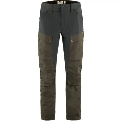 Fjällräven Keb Trousers M - Dark Olive-dark Grey - Miehet - 46/L - Partioaitta, kuva 1 / 1