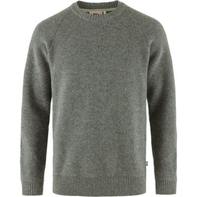 Fjällräven Övik Rib Sweater M - Grey - Miehet - L - Partioaitta