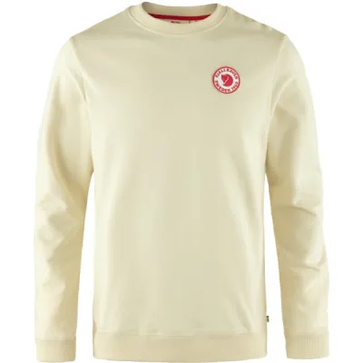 Fjällräven 1960 Logo Badge Sweater M - Chalk White - Miehet - S - Partioaitta, kuva 1 / 1