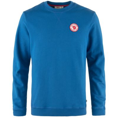 Fjällräven 1960 Logo Badge Sweater M - Alpine Blue - Miehet - L - Partioaitta