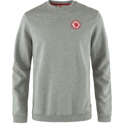 Fjällräven 1960 Logo Badge Sweater M - Grey-melange - Miehet - S - Partioaitta | Alk. 109,00 €