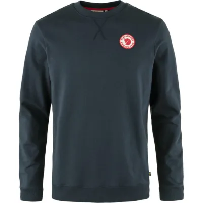 Fjällräven 1960 Logo Badge Sweater M - Dark Navy - Miehet - L - Partioaitta, kuva 1 / 1
