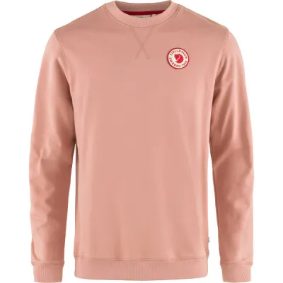 Fjällräven 1960 Logo Badge Sweater M - Dusty Rose - Miehet - XL - Partioaitta, kuva 1 / 1