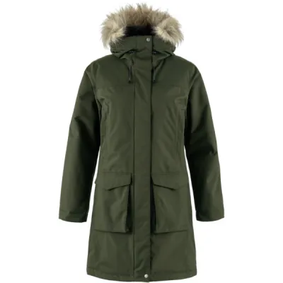 Talvitakki Fjällräven Nuuk Lite Parka W - Deep Forest - Naiset - L - Partioaitta, kuva 1 / 1
