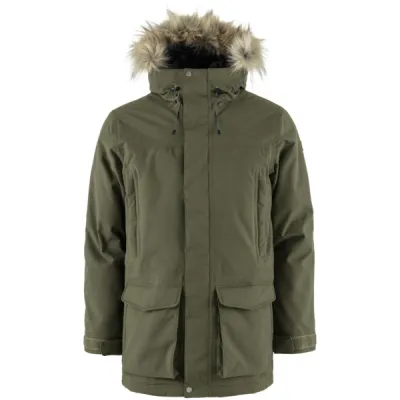 Fjällräven Nuuk Lite Parka M - Laurel Green - Miehet - L - Partioaitta, kuva 1 / 1