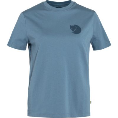 Fjällräven Fox Boxy Logo Tee W - Dawn Blue - Naiset - XL - Partioaitta | Alk. 54,95 €