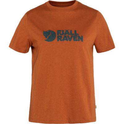 Fjällräven Fjällräven Logo Tee W - Terracotta Brown - Naiset - XL - Partioaitta