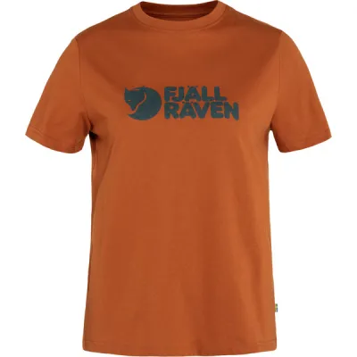 Fjällräven Fjällräven Logo Tee W - Terracotta Brown - Naiset - XL - Partioaitta, kuva 1 / 1