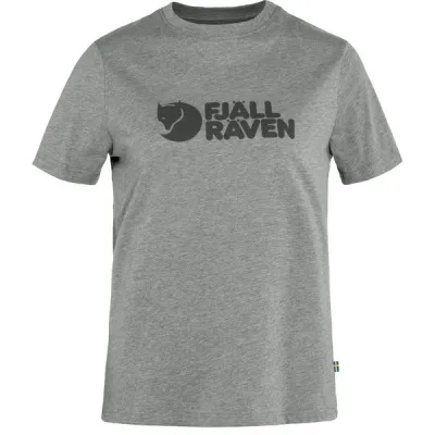 Fjällräven Fjällräven Logo Tee W - Grey-melange - Naiset - M - Partioaitta, kuva 1 / 1