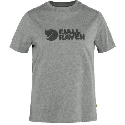 Fjällräven Fjällräven Logo Tee W - Grey-melange - Naiset - L - Partioaitta | Alk. 54,95 €