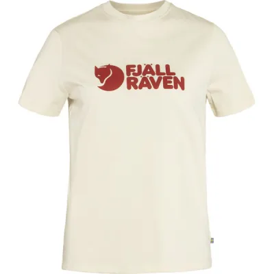 Fjällräven Fjällräven Logo Tee W - Chalk White - Naiset - S - Partioaitta, kuva 1 / 1