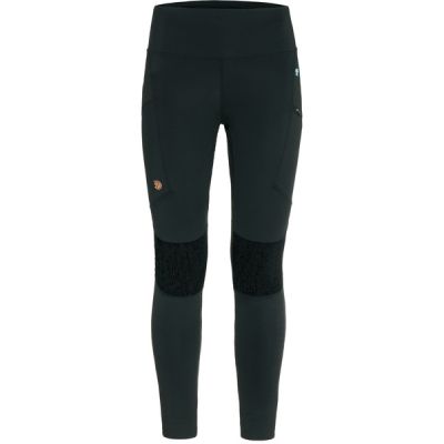 Fjällräven Abisko Trekking Tights Hd W - Black - Naiset - L - Partioaitta