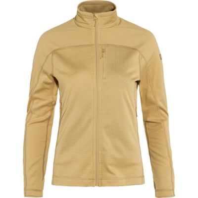 Fjällräven Abisko Lite Fleece Jacket W - Dune Beige - Naiset - M - Partioaitta