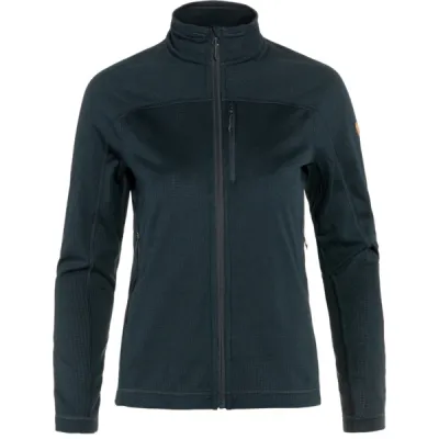 Fjällräven Abisko Lite Fleece Jacket W - Dark Navy - Naiset - XL - Partioaitta, kuva 1 / 1