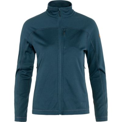Fjällräven Abisko Lite Fleece Jacket W - Indigo Blue - Naiset - XL - Partioaitta