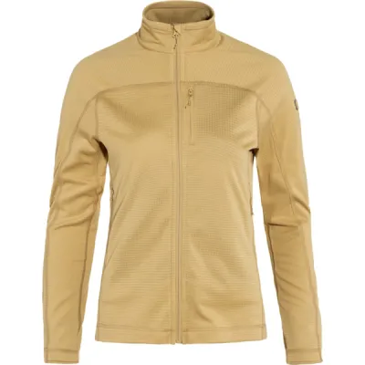 Fjällräven Abisko Lite Fleece Jacket W - Dune Beige - Naiset - L - Partioaitta, kuva 1 / 1