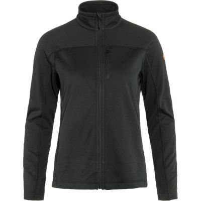 Fjällräven Abisko Lite Fleece Jacket W - Black - Naiset - XS - Partioaitta