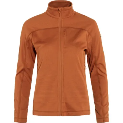 Fjällräven Abisko Lite Fleece Jacket W - Terracotta Brown - Naiset - M - Partioaitta, kuva 1 / 1