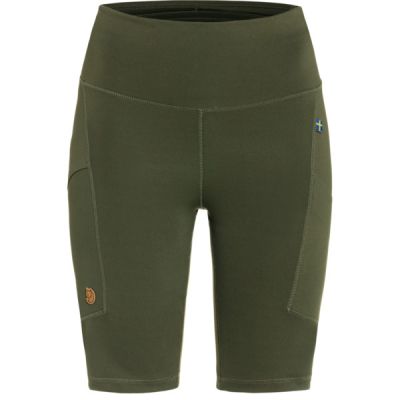 Fjällräven Abisko Short Tights W - Deep Forest - Naiset - XXL - Partioaitta