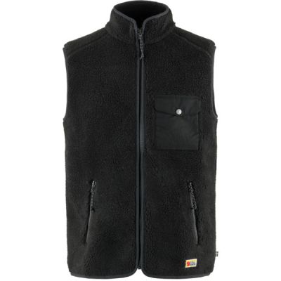 Fjällräven Vardag Pile Fleece Vest M - Black - Miehet - XL - Partioaitta