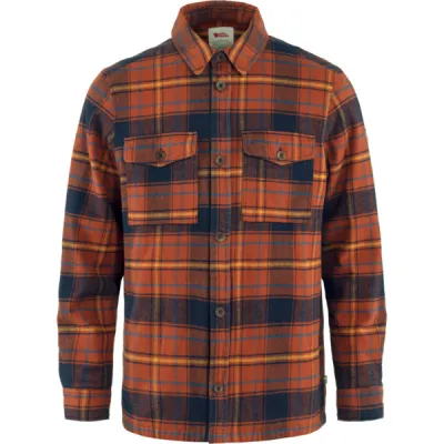 Fjällräven Övik Lite Padded Shirt M - Autumn Leaf-dark Navy - Miehet - XL - Partioaitta, kuva 1 / 1