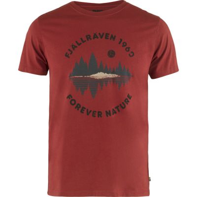 Fjällräven Forest Mirror T-shirt M - Deep Red - Miehet - XL - Partioaitta