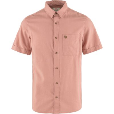 Fjällräven Övik Travel Shirt Ss M - Dusty Rose - Miehet - S - Partioaitta