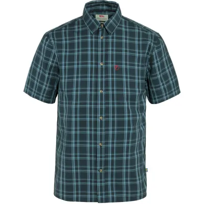 Fjällräven Övik Lite Shirt Ss M - Dark Navy-dawn Blue - Miehet - XS - Partioaitta, kuva 1 / 1