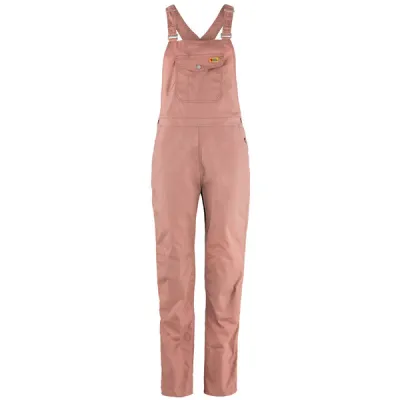 Fjällräven Vardag Dungaree Trousers W - Dusty Rose - Naiset - M - Partioaitta, kuva 1 / 1