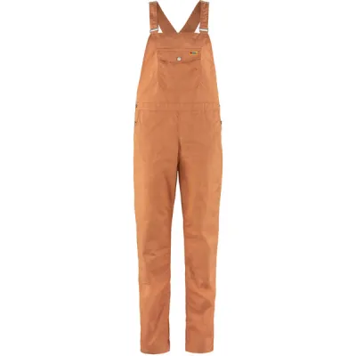 Fjällräven Vardag Dungaree Trousers W - Desert Brown - Naiset - XS - Partioaitta, kuva 1 / 1