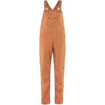 Fjällräven Vardag Dungaree Trousers W - Desert Brown - Naiset - S - Partioaitta