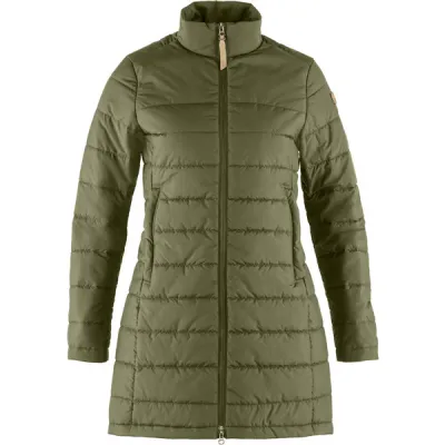 Fjällräven Kiruna Liner Parka W - Green - Naiset - M - Partioaitta, kuva 1 / 1