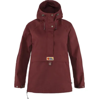 Fjällräven Vardag Anorak W - Bordeaux Red - Naiset - XS - Partioaitta, kuva 1 / 1