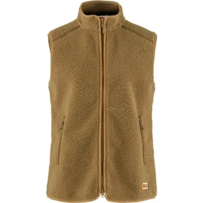 Fjällräven Vardag Pile Fleece Vest W - Buckwheat Brown - Naiset - M - Partioaitta, kuva 1 / 1