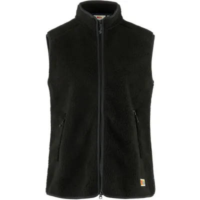 Fjällräven Vardag Pile Fleece Vest W - Black - Naiset - XS - Partioaitta, kuva 1 / 1