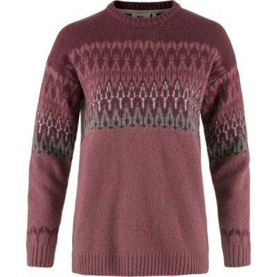 Fjällräven Övik Path Knit W - Mesa Purple-dark Garnet - Naiset - L - Partioaitta