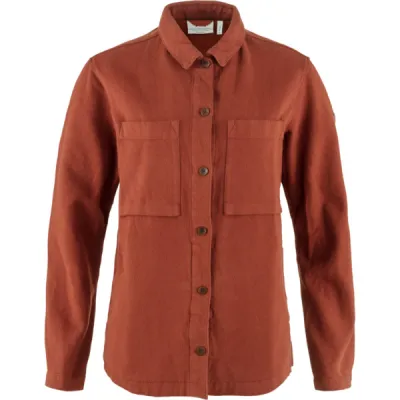 Fjällräven Singi Flannel Overshirt W - Autumn Leaf - Naiset - S - Partioaitta, kuva 1 / 1