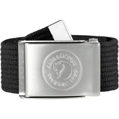 Fjällräven 1960 Logo Belt - Black - Unisex - OneSize - Partioaitta, kuva 1 / 1