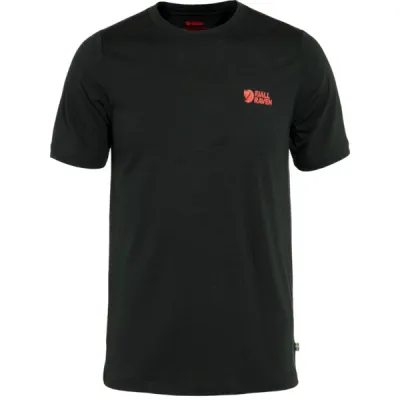 Fjällräven Abisko Wool Logo Ss M - Black - Miehet - M - Partioaitta, kuva 1 / 1