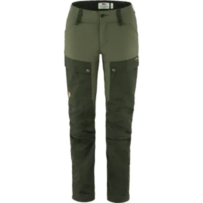 Fjällräven Keb Trousers W - Deep Forest-laurel Green - Naiset - 34/R - Partioaitta, kuva 1 / 1