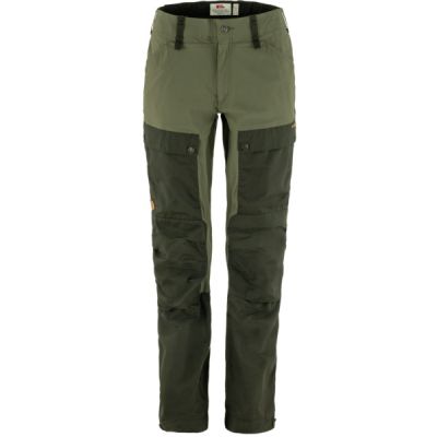 Fjällräven Keb Trousers Curved W - Deep Forest-laurel Green - Naiset - 38/S - Partioaitta | Alk. 219,00 €