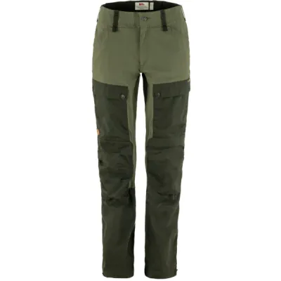 Fjällräven Keb Trousers Curved W - Deep Forest-laurel Green - Naiset - 40/R - Partioaitta, kuva 1 / 1