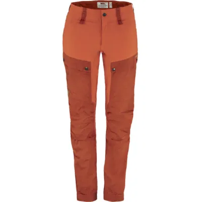 Fjällräven Keb Trousers Curved W - Cabin Red-rowan Red - Naiset - 36/R - Partioaitta, kuva 1 / 1