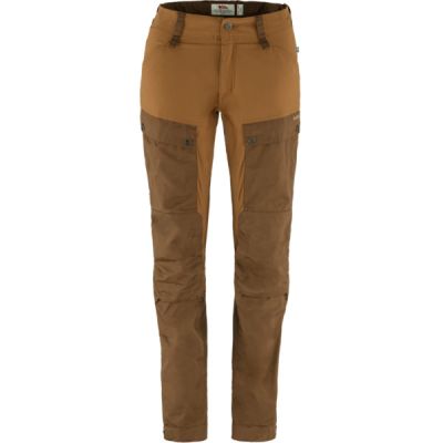 Fjällräven Keb Trousers Curved W - Timber Brown-chestnut - Naiset - 36/S - Partioaitta | Alk. 249,00 €
