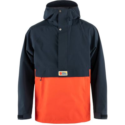 Fjällräven Vardag Hydratic Anorak M - Dark Navy-flame Orange - Miehet - L - Partioaitta